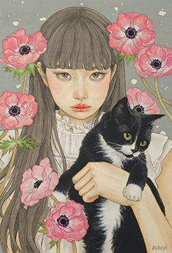 おちょぴ 夢見る人 298×204㎜ アクリル