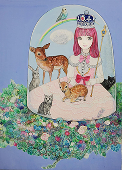 三宅由希子 永遠の乙女 365x270mm アクリル