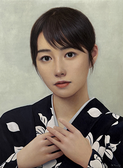 辻信之　結　F4　油彩