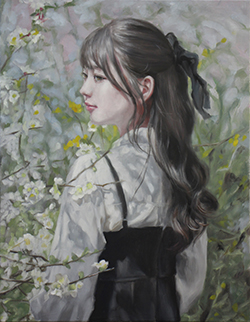 鈴木那奈 夢見草 F6 油彩
