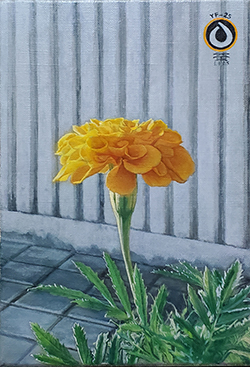 菊池健太郎 YF-25 油彩 キャンバス SM