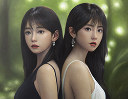 辻信之 Echo F6 キャンバス/油彩