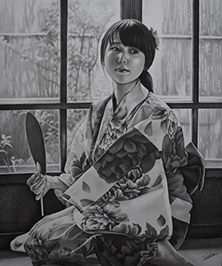 江副拓郎 名残 F8 鉛筆