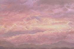 嶌瀬香「in a dream」　P4　木製パネルに油彩