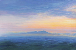 嶌瀬香「from the sky」P4　キャンバスに油彩