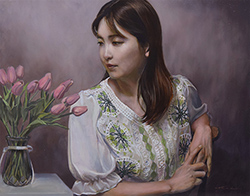 岡啓介「もうひとつの望み」F6　油彩