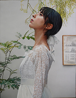 鏡泰裕　空を聴く　F6　