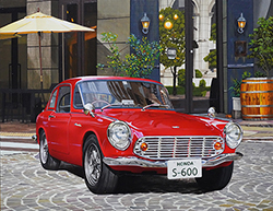 鏡泰裕　HONDA　S600　RED　アクリル