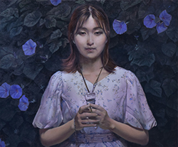 岡啓介　順光線のメタファー　F8　油彩