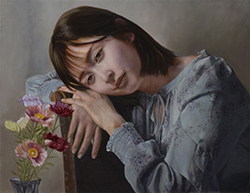 岡啓介　奇跡を信じるなら　F6　油彩