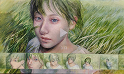 今泉明音　Parse layer　M6　油彩