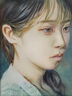 今泉明音　春愁　F0　油彩