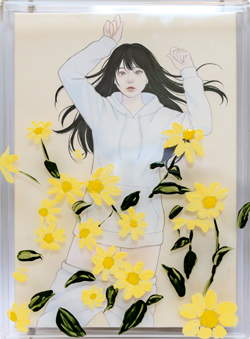 三好風太　Phanerogam 種子植物　165×224㎜　アクリル