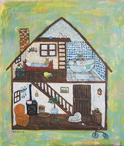 すがあす香　ドールハウス　F10　油彩