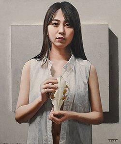 吉沢智大　大切ナモノ　F10 油彩