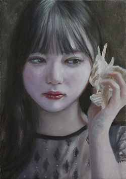 鈴木那奈 海の記憶 SM 油彩