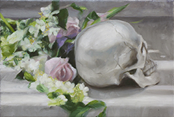 鈴木那奈 silent land Ⅱ SM 油彩