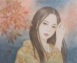 野沢栄子「秋宵」F3