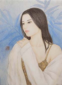 野沢栄子「青い朝」F4