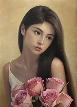 Evening Pink　辻信之　F4