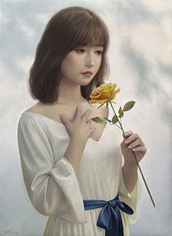 胸に咲くもの　辻信之　F4