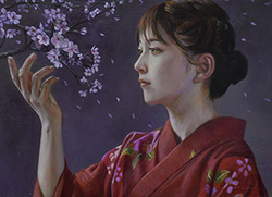 岡啓介　memory F4　油彩