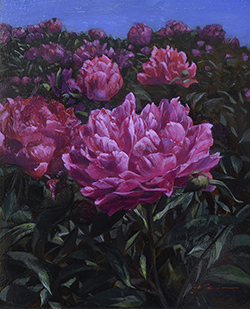 岡啓介　遥か　F3　油彩