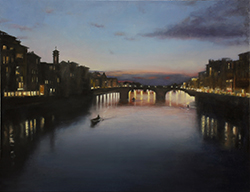 鈴木那奈 アルノ川 夕景 P10