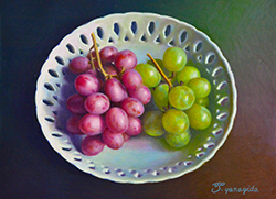 柳田補　葡萄　F4