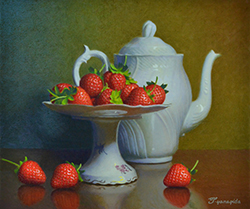 柳田補　苺　F8