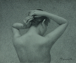 柳田補　裸婦　6号