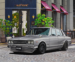 鏡泰裕 ハコスカ F8 アクリル