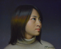 柳田補
Tasuku Yanagida『望み / HOPE』 F3　oil on canvas