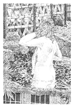 『露天風呂』山岸 ひかる